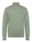 Half Zip Sweatshirt Khaki Fred Perry