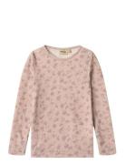 Wool T-Shirt L/S Alfie Pink Wheat