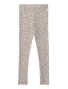 Wool Leggings Agi Beige Wheat