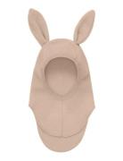 Balaclava Ears Wool Fleece Beige Huttelihut