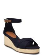 Flag Criss-Cros Mid Wedge Espad Navy Tommy Hilfiger