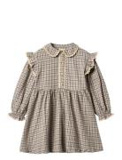 Dress L/S Alissa Beige Wheat