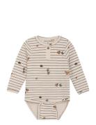Body Ls Aop Beige Minymo