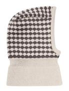 Balaclava Wool Knit Windstop Brown Huttelihut