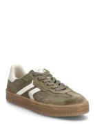 Women Lace-Up Khaki Tamaris