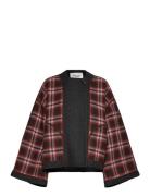 Rodebjer Chloe Check Burgundy RODEBJER