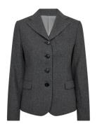 Bs Maria Slim Fit Blazer Grey Bruun & Stengade
