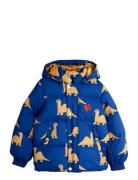 Dinos Aop Hooded Puffer Blue Mini Rodini