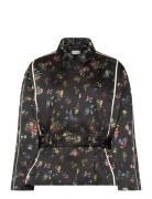 2407 Satin Ruffle, Cinched Aviator Black STINE GOYA