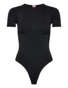 Smls Hl Cap Sleeve Body Black Hunkemöller