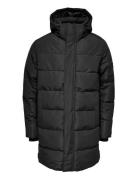 Osjcarl Life Long Quilted Coat Otw Black ONLY & SONS