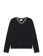 Wwcobek V-Neck 25193 Navy WOOD WOOD