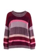 Sweater Stripe Featheryarn Purple Lindex