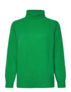 Sweater With High Neck - Comfy Green Coster Copenhagen