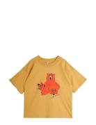 Camp Rodini Sp Ss Tee Yellow Mini Rodini