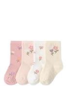 Sock 4 Pack With Pattern Patterned Lindex