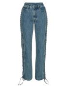 Laced Straight Leg Jeans Blue ROTATE Birger Christensen
