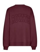 Heavy Sweat Crewneck Burgundy ROTATE Birger Christensen