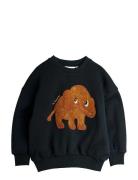 Mammoth Chenille Sweatshirt Black Mini Rodini