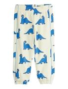 Dino Aop Sweatpants Cream Mini Rodini