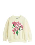 Alpine Flowers Emb Sweatshirt Cream Mini Rodini