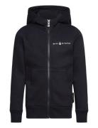 Jr Bowman Logo Zip Hood Navy Sail Racing