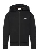 Hooded Cardigan Black BOSS