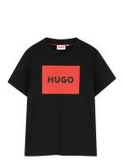T-Shirt Black Hugo Kids