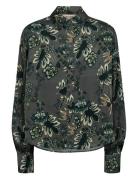 Mmabina Floro Shirt Green MOS MOSH