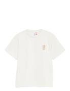Vmclara Francis Ss Top Jrs Ga Girl White Vero Moda Girl