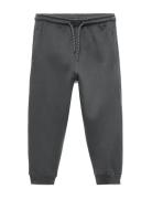 Cotton Jogger-Style Trousers Grey Mango