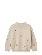 Orlane Embroidery Knit Jumper Beige Liewood
