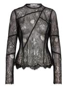 Eden Lace Blouse Black Ahlvar Gallery