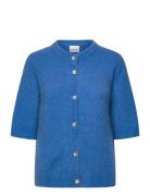 Kae Ss Knit Cardigan Blue Noella