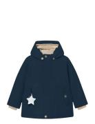 Matwally Fleece Lined Winter Jacket. Grs Navy MINI A TURE