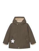 Matwally Fleece Lined Winter Jacket. Grs Khaki MINI A TURE
