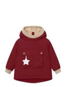 Matbabywen Fleece Lined Winter Anorak. Grs Red MINI A TURE