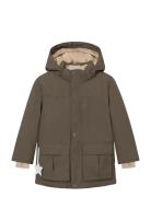 Matkastorio Fleece Lined Winter Jacket. Grs Khaki MINI A TURE