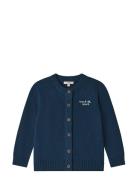 Mahdi Knit Cardigan Navy Fliink