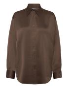 Satin Shirt Brown Filippa K
