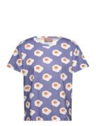 Eggs T-Shirt Purple Hunkøn