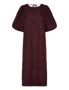 N-Pastis Long Dress Burgundy Noella