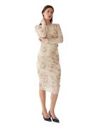 Lavinia L/S Dress Beige Noella
