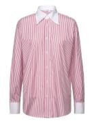 Striped Cotton Shirt Red Filippa K