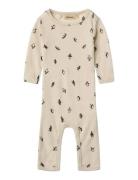 Wool Jumpsuit L/S Haven Beige Wheat