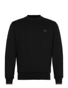 Crew Neck Sweatshirt Black Fred Perry