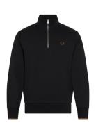 Half Zip Sweatshirt Black Fred Perry