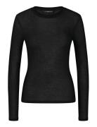 Beauty Layers Top Lsl Crew Neck Black Triumph