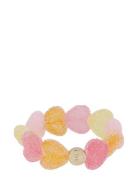 Sugar Hearts Elastic Brace G/Mix Peach - M/L Patterned SNÖ Of Sweden