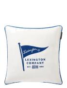 Flag Organic Cotton Twill Pillow Cover White Lexington Home